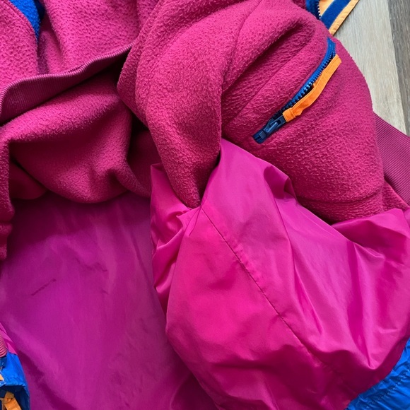 Columbia Vintage ‘90s Bugaboo Blue and Orange Winter Jacket with Fleece Size XL - Picture 6 of 9